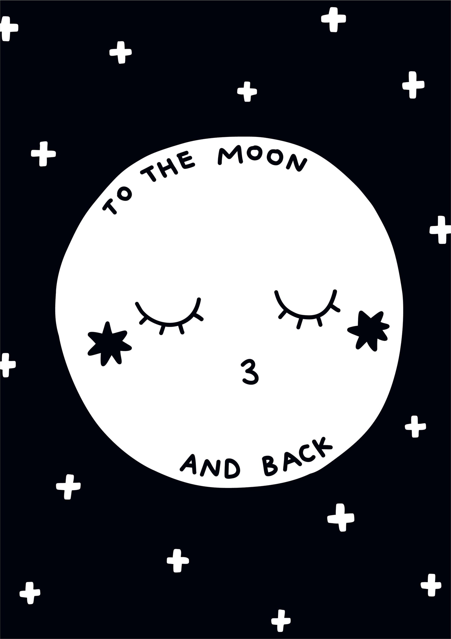 To The Moon & Back Wall Art