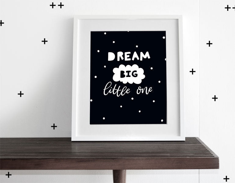 Dream Big Little One Wall Art