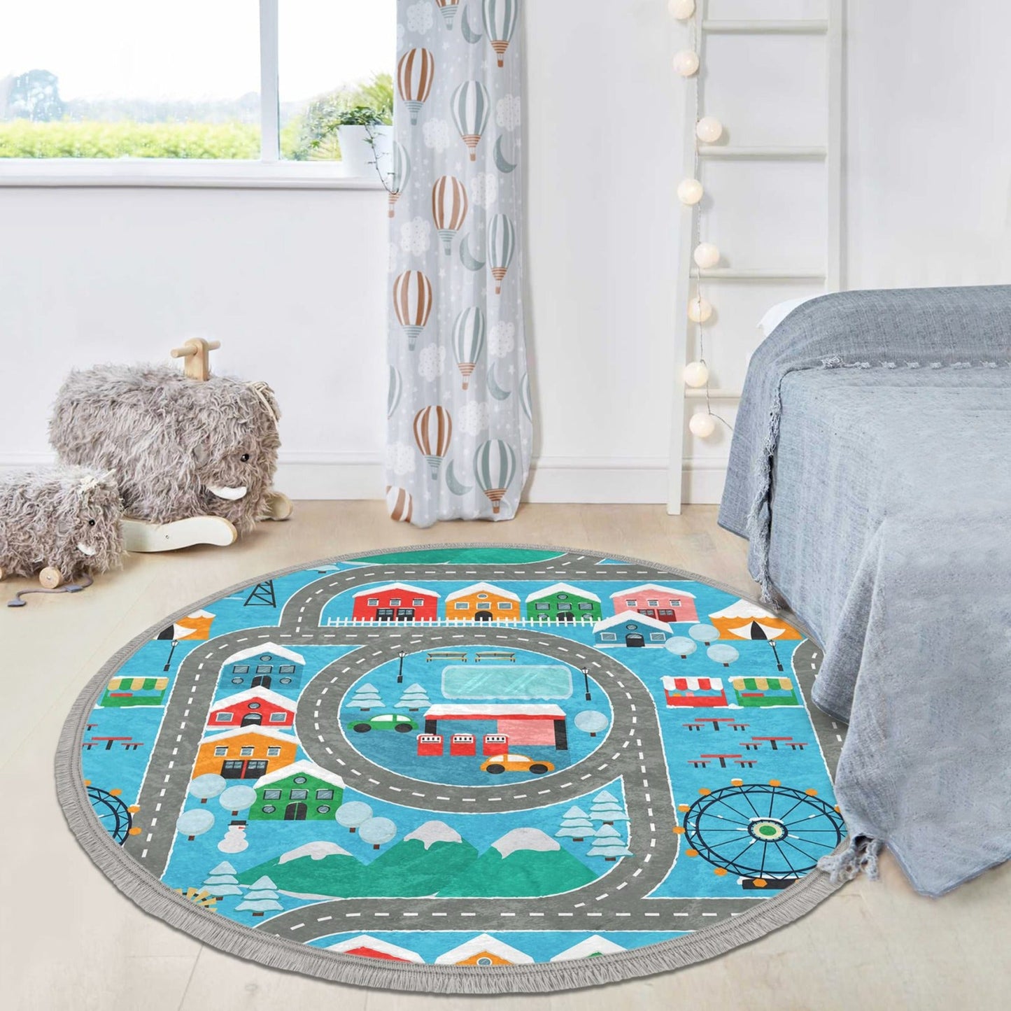 Cars/Road Nursery/Kids rug (multiple sizes)