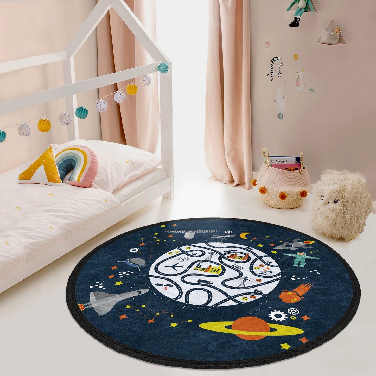 Universe/Space Nursery/Kids room rug (multiple sizes)