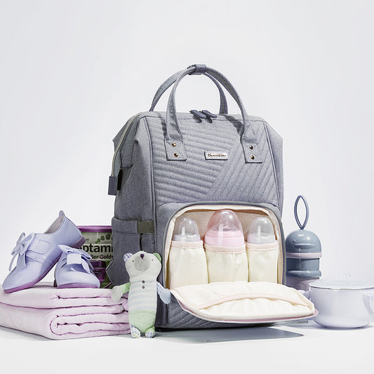 Modern Quilted Diaper Bag (multiple colors)