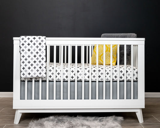 Hugo's Hazy Cross Classic Crib Bedding Set (low stock)